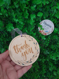 THANK YOU 10cm ornament - ADD-ON for gift boxes