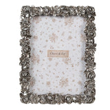 Silver Floral Photo Frame    !!  LAST 1 LEFT  !!