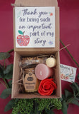 THANK YOU FOR BEING SUCH AN IMPORTANT PART OF MY STORY  - Gift Box  (sign)