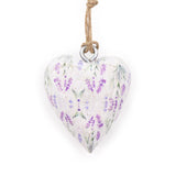 LAVENDER  - Small Mango Wood Heart