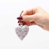 LAVENDER  - Small Mango Wood Heart
