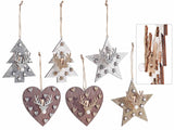 Wooden Peg Decoration - 6 Assorted