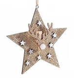 Wooden Peg Decoration - 6 Assorted