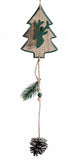 RUSTIC PINECONE Peg Ornaments - 3 Assorted