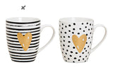 Doodle Heart Mug !! LAST DOTTED 1 LEFT !!