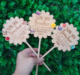 THANK YOU - TEACHER plant stakes (2 Designs)