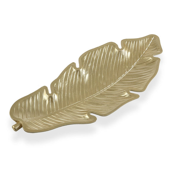 Long Gold LEAF Centerpiece  - 49cm