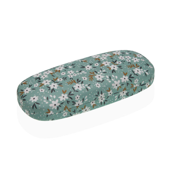 MINT BLUE FLORAL Glasses Case