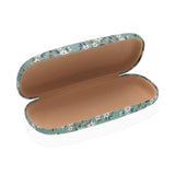 MINT BLUE FLORAL Glasses Case