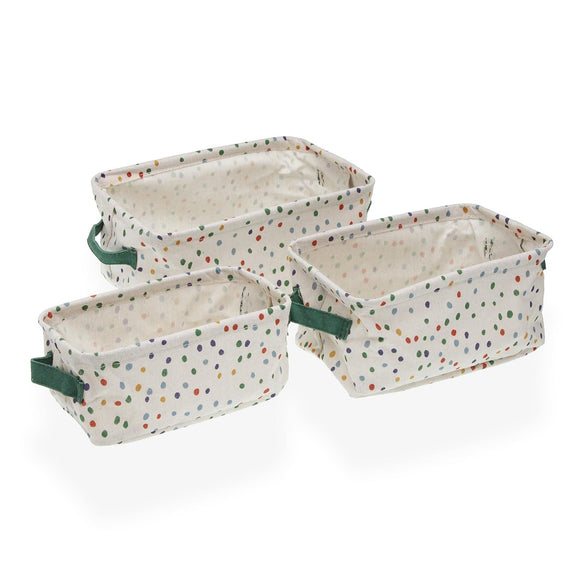 DOTTY Baskets - Set of 3 (Rectangular)