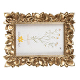 Gold Petals Photo Frame