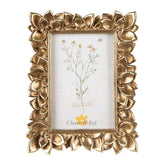 Gold Petals Photo Frame