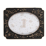 Black Vintage Floral Photo Frame