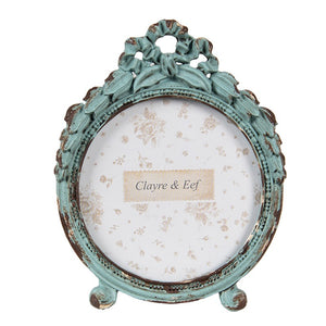 Vintage Green Round Photo Frame (small)