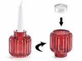 DUAL Glass Tumbler / Candle Holder