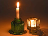 DUAL Glass Tumbler / Candle Holder