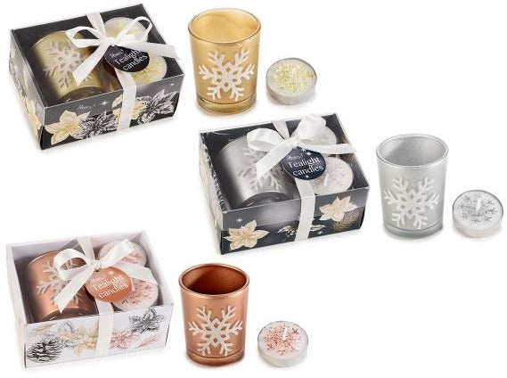 SNOWFLAKE Candle holder sets