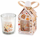 GINGERBREAD HOUSE Glass Candle Pot (18hrs)