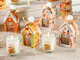 GINGERBREAD HOUSE Glass Candle Pot (18hrs)