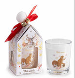 WINTER FOREST Glass Candle Pot (18hrs)