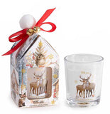 WINTER FOREST Glass Candle Pot (18hrs)