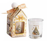 WINTER WONDERLAND Glass Candle Pot (18hrs)
