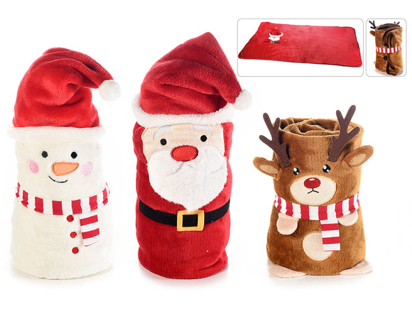 Plush Festive Blanket (80 cmx 115cm)