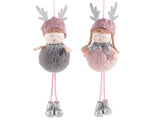 ANTLER GIRL Ornament - 22cm (2 assorted)