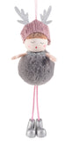 ANTLER GIRL Ornament - 22cm (2 assorted)