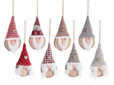 LOG GNOME Ornament (8 assorted)