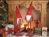 GINGHAM GNOME -  92cm with extended legs