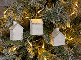 Porcelain HOUSE Ornament - 7cm (3 assorted)