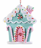 GINGERBREAD HOUSE - Hanging Ornament (Pastels)