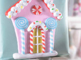 GINGERBREAD HOUSE - Hanging Ornament (Pastels)