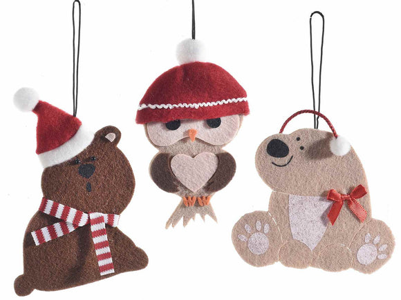 FOREST ANIMALS - 3 Assorted