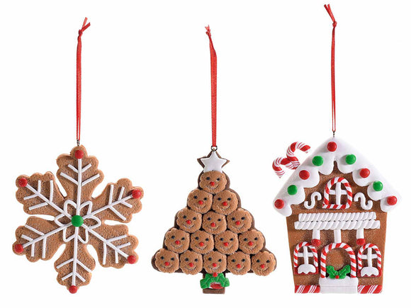 GINGERBREAD - Hanging Ornament