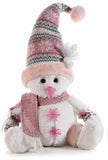 Snowman Plush Decor - PINK    !! LAST 1 LEFT !!