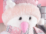 Snowman Plush Decor - PINK    !! LAST 1 LEFT !!