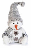 Snowman Plush Decor - GREY   !! LAST 1  LEFT !!