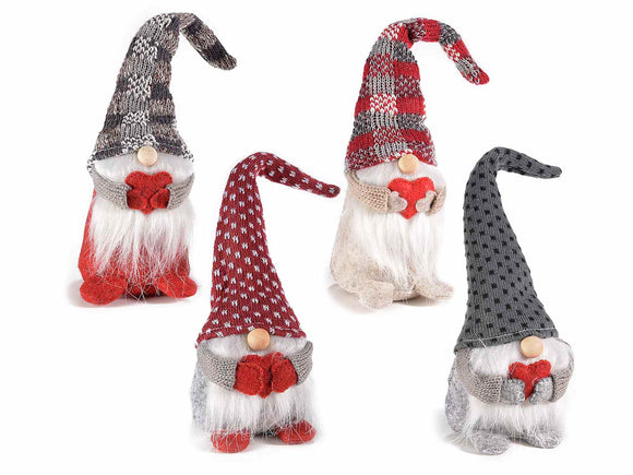 Love Heart GNOMES  - 4 Assorted
