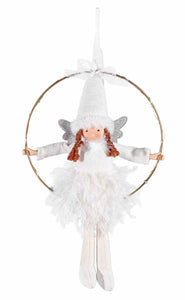 WINGED GIRLS - Light-up Ornament     !! ONLY SNOW (white) LEFT !!