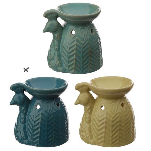 Peacock Oil Burner (3 assorted)