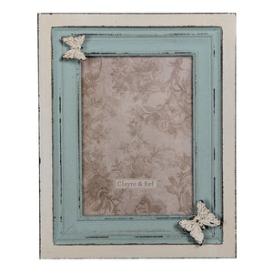 Butterfly - Photo Frame (turquoise)