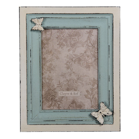 Butterfly - Photo Frame (turquoise)