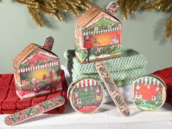 FESTIVE MARKETS - Hand Cream & Nail File Set