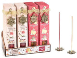 FESTIVE DELIGHTS - Incense Sticks & Holder Set !! LAST 2 LEFT !!