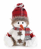 Snowman Plush Decor - RED  !! LAST 1 LEFT !!