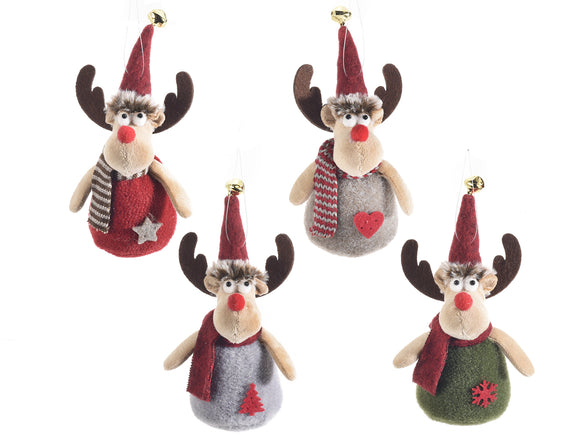 REINDEER - Hanging Ornament (felt)