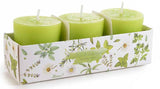 FLORAL GARDEN - Set Scented Candle Pots