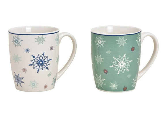 SNOWFLAKE Mug - 2 assorted